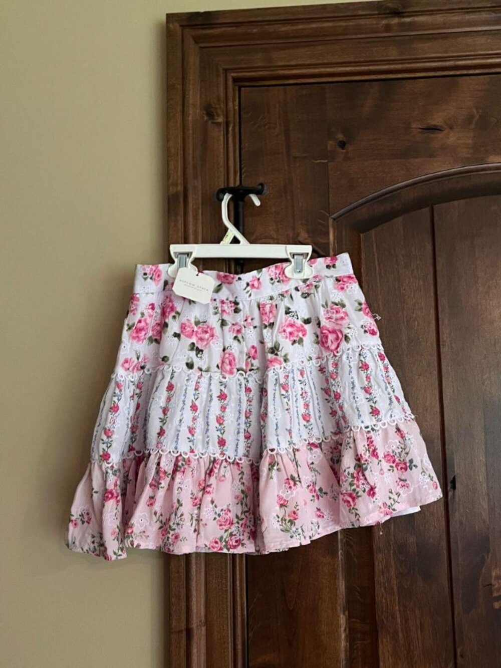 Altar'd State Women's Pink Floral Skirt - S - Multi Color